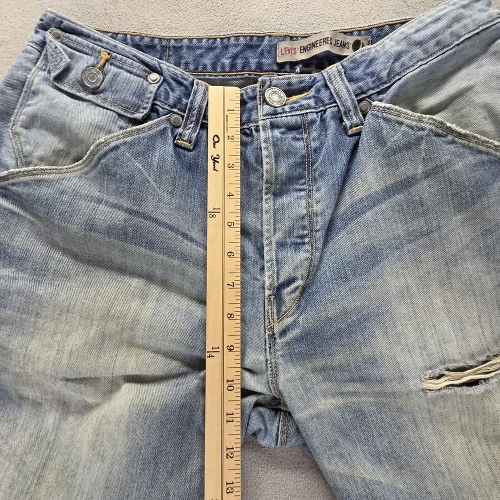 Vintage‎ Levis Engineered Jeans Mens 10th Anniversary Twisted Flap Fits 32x26